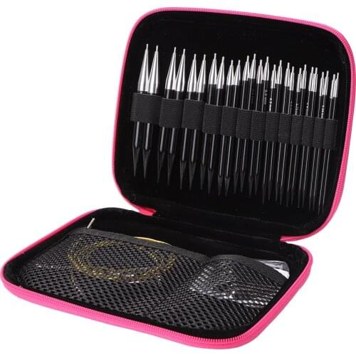 Ring Pin Set Knitting Tool Sweater Needle Ring Pin Removable DIY Ring Pin Set 2.75/3.25/3.5/3.75/4/4.5/5/5.5/6/7/8/9/10MM