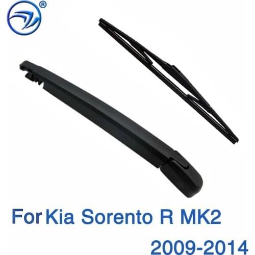 Wiper 11" Rear Wiper Blade & Arm Set Kit Fit For Kia Sorento R MK2 2009 - 2014 Windshield Windscreen Rear Window