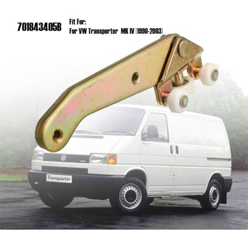 UK FOR VW TRANSPORTER CARAVELLE T4 LEFT SLIDING DOOR LOWER BOTTOM ROLLER RUNNER GUIDE 701843405B 875VG0480