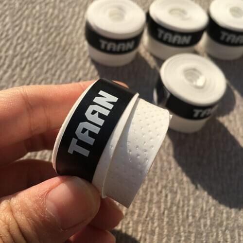 60 pcs White TAAN Punch Tennis Racket Overgrips Sticky feel badminton grips sweat absorbed tennis grips