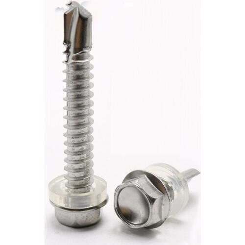 410 stainless steel self drilling screw drilling screw with pad tapping M5.5*100