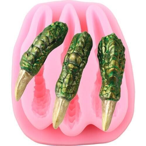 Dinosaur Paw Silicone Molds Fondant Chocolate Gumpaste Moulds DIY Party Cake Decorating Tools Polymer Clay Resin Soap Moulds