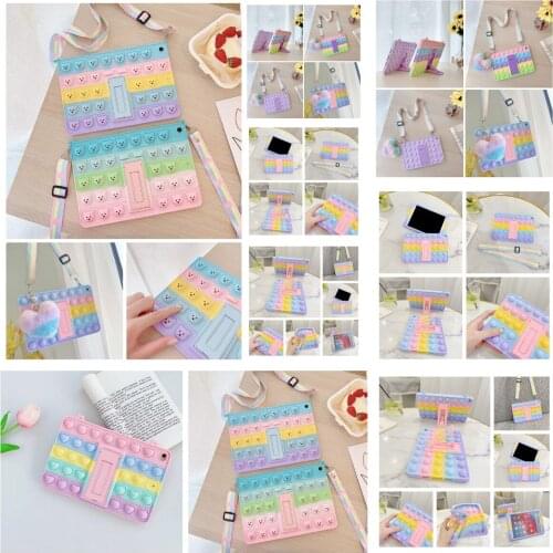 Silicone Cartoon Stand Tablet Case for IPad 7th Generation Shell Cover for Ipad 6th 9.7 Inch 2018 Mini 5 4 3 2 Air 2 10.2 Funda