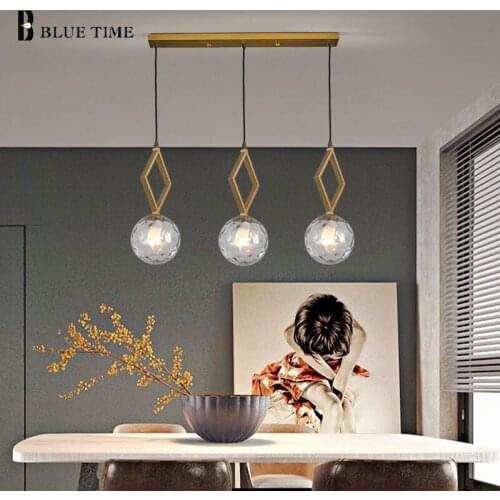 Modern LED Pendant Light For Living Room Dining Room Bedroom Kitchen Parlor Home Indoor Hanging Fixtures Glass Pendant Lamps