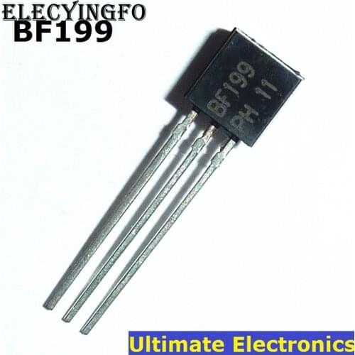 10pcs BF199 TO-92 NPN medium frequency transistor