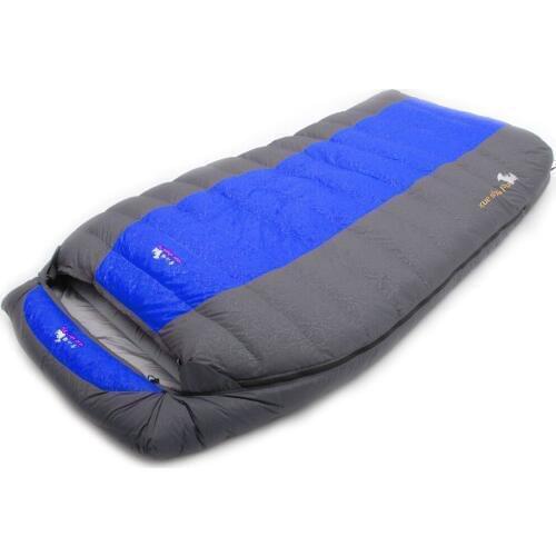 Xueshanfu 2 Person Use 2500G/3000G Duck Down Filling Warm Comfortable Camping Sleeping Bag Uyku Tulumu