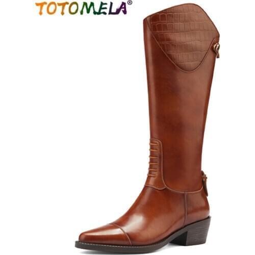 TOTOMELA Women's High Boots