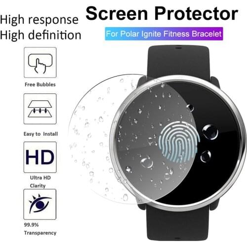 Smartwatch Tempered Glass Clear Protective Film Guard For POLAR Ignite Sport Watch LCD Display Full Screen Protector Cover