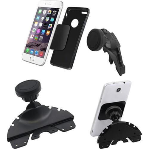 Universal Car CD Player Slot Magnetic Mount Holder for iPhone iPad Tablet GPS