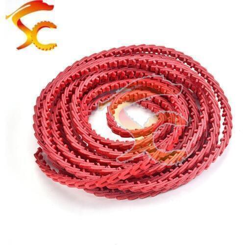 0.5meters without the Nail M Width 10mm color red polyurethane v-belt