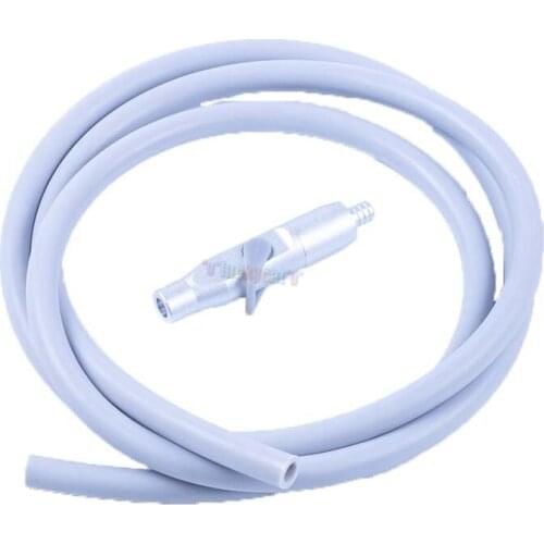 1 set Dental Saliva Ejector Suction Valves SE/HVE Tip Adaptor + 2 Tubing Hose Tubes