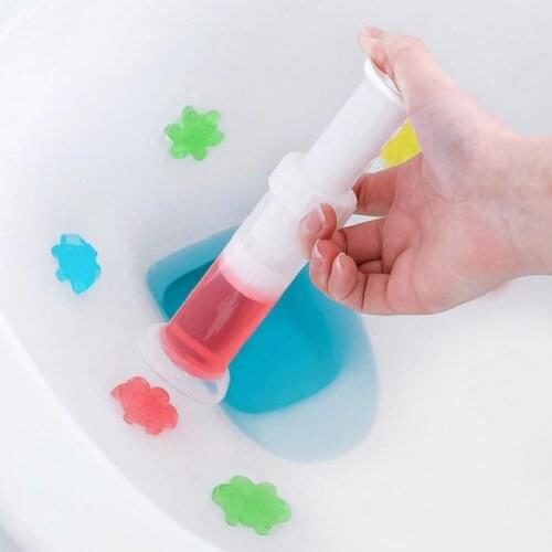 1PC Toilet Deodorant Freshener Cleaner Gel Detergent Flower Toilet Aromatic Bathroom Multifunctional Cleanliness