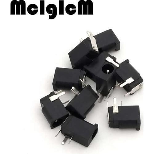 10pcs DC Power Supply Female Jack Socket 3.5 x 1.3mm Barrel-Type PCB Mount