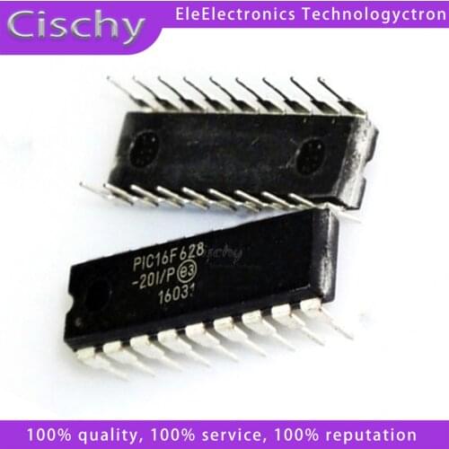 10pcs/lot PIC16F628-20I-P PIC16F628-04/P PIC16F628 DIP-18 New original In Stock