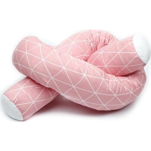 100% Cotton Plush Toy Soft Stuffed Baby Bumper Crib Bed Protector Toy Cute Plush Baby Gifts