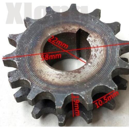 2Pieces/Lot 14Teeth Electric Tricycle Motor Chain Gear Tooth Disc 428 Type Double Row Gear