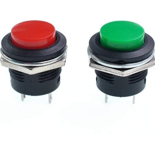5PCS R13-507 Momentary ON/OFF Push Button Switch AC 125V/6 Amp 250V/3 Amp
