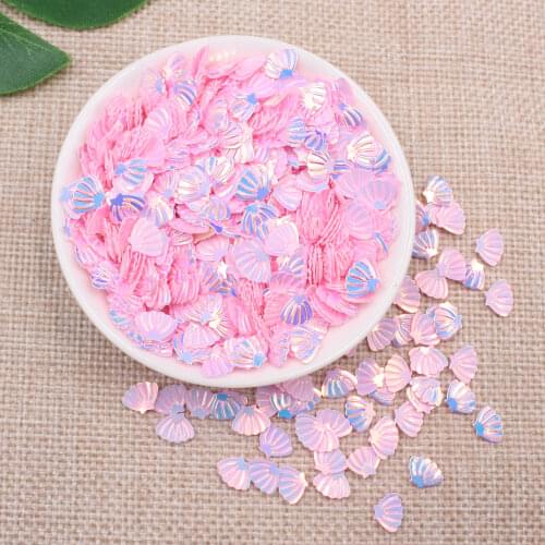 50g/Lot 7mm Shell Glitter Sequins Sewing Garment Accessories Diy Crafts Conch Glitter Paillettes Festival Decoration confetti
