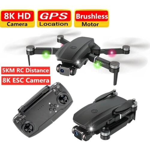 5G 8K GPS Drone With 8K ESC HD Camera Professional GPS Brushless Quadcopter 5KM Distance Smart Follow Aricraft RC Toy Gift Boy