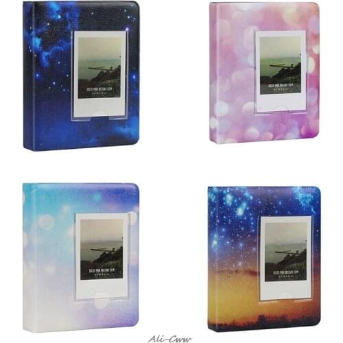 New 64 Pockets 3 Inch Starry Sky Photo Book Album For Fujifilm Instax Mini Films 9 8 7s 90 70 25 Name Card Holder Mini Album