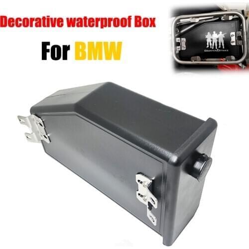 For BMW R1200GS Adv R1200 R 1200 GS Adventure LC 2013-2019 Toolbox 5 Liters Decorative Plastic Box Tool Box Left Side Bracket