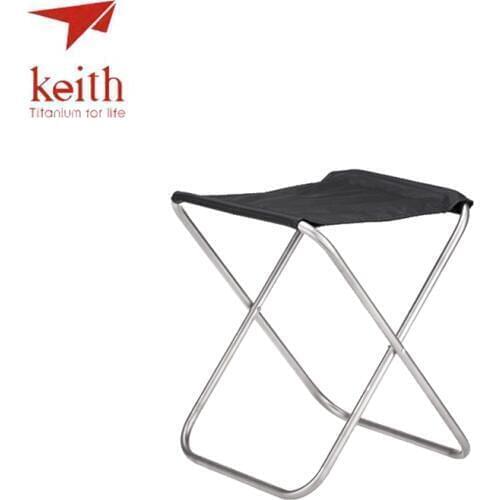 Keith Titanium Chair Outdoor Fishing Folding Chairs Super Light 247g Ti2501