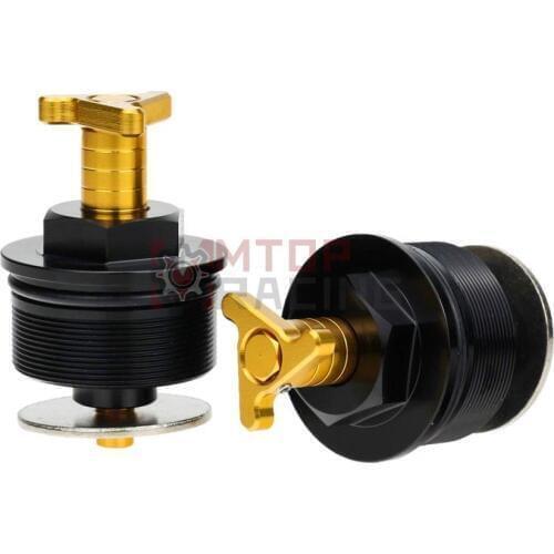 Preload Fork Cap For Suzuki GSF600 Bandit 1995-2004 41mm Triangle Fork Bolts 1995 1996 1997 1998 1999 2000 2001 2002 2003 2004