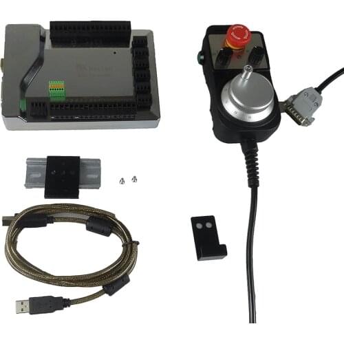 Mach3 USB 24V CNC 3/4 Axis Stepper/servo Motor controller card ZK Motion CNC Controller + 4 axis MPG Handwheel