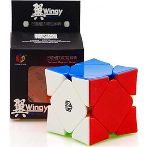 CuberSpeed Qiyi concave Magnetic wingy skew stickerless X-Man Magnetic Wingy Concave Skew Speed Cube