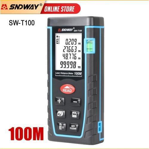 SNDWAY Laser Range Finder Laser distance meter Electronic Tape Trena Ruler Tester Hand Tool Device Build Laser rangefinder