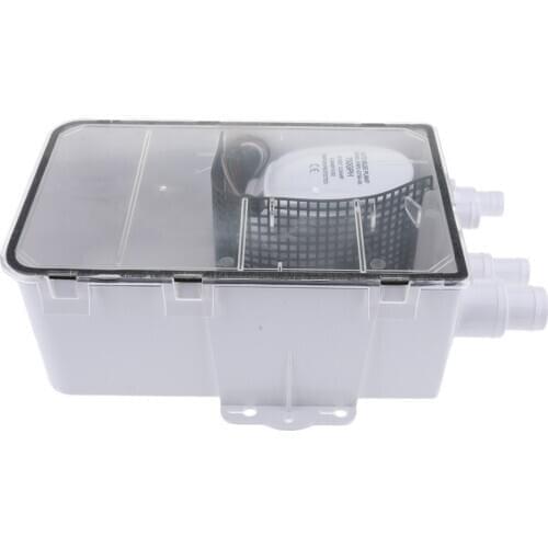 12V 600GPH Boat Shower Sump Pump System Bilge Drain Box For Yacht RV Caravan Truck Trailer Motorhome Boat Accessories Marine