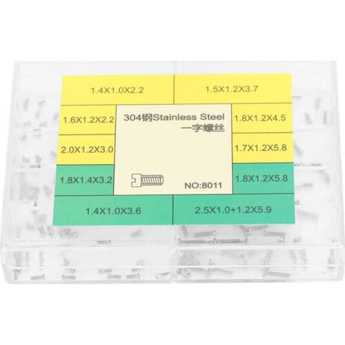 Watch Micro Screw Watch Back Cover Stainless Steel Screws Nuts Repair Tool Parts Watch Back Cover Screw