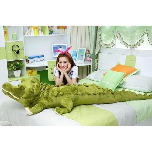 Huge lovely simulaiton plush crocodile toy lovely creative crocodile pillow gift about 200cm 0387