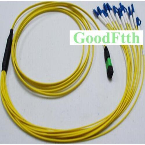 Fiber Patch Cord Female MPO-LC SM 12 cores 3mm GoodFtth 20-50m