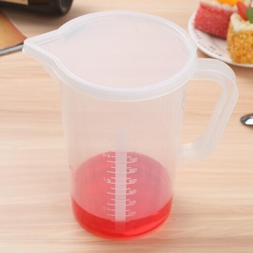 Plastic Pour Measuring Mug Kitchen Baking Graduated Measure Cup Leak Proof Cold Water Milk Tea Beer Pitcher Jug with/without Lid