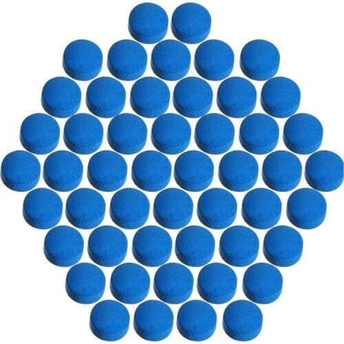 Top!-50 Pcs Billiard Cue Tips 9mm Pool Billiard Cue Tips Replacements for Pool Cues and Snooker