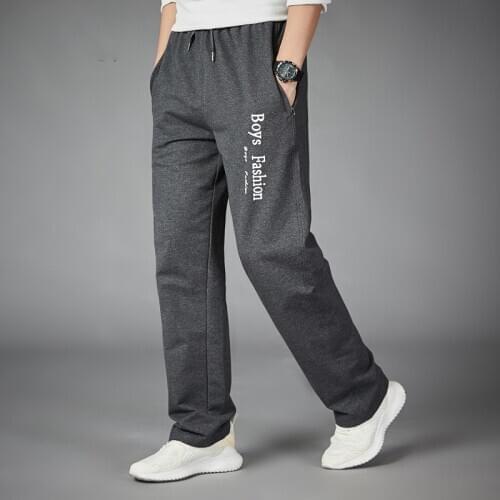 Men Sports Running Pants Fitness Gym Training Bodybuilding Sweatpants Letter Printed Trousers Jogging Tracksuits Boys Sportswear