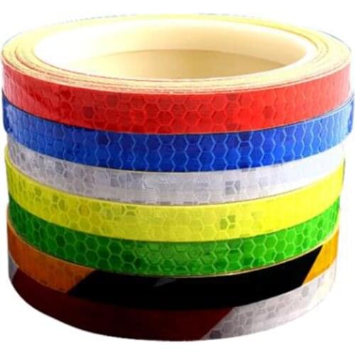 Bicycle reflective stick mountain bike motorcycle body fluorescent luminous strip safety warning stickers equipment accessories