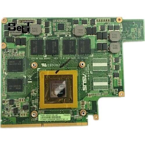 VAG card For ASUS G53JW G73SW G53SW G53SX VX7 VX7S GTX460M GTX 460 N11E-GS-A1 1GB DDR5 MXMIII VGA Video Card