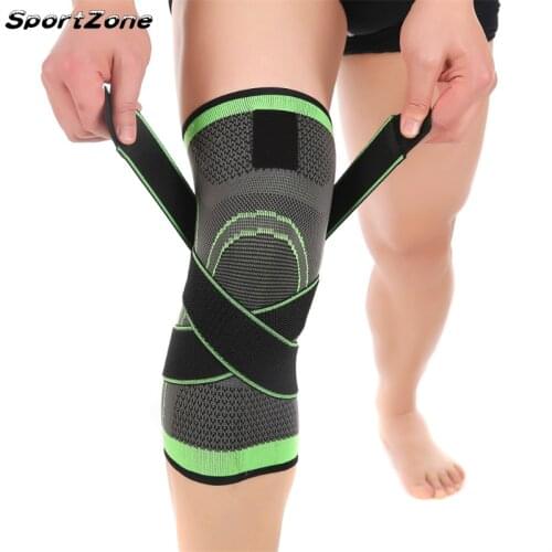 1PC Kneepad Elastic Bandage Pressurized Knee Pads Knee Support Protector for Fitness Sports Running Arthritis Muscle Joint Brace