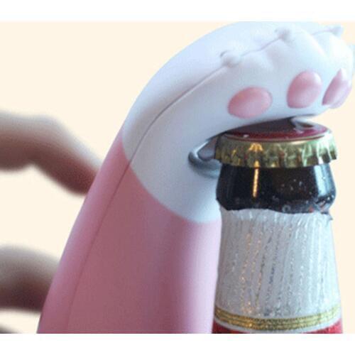 1pc Cute Cat Paw Bottle Beer Opener Creative Opener Tools Bar Drinking Accessories Home Kitchen Party Supplies