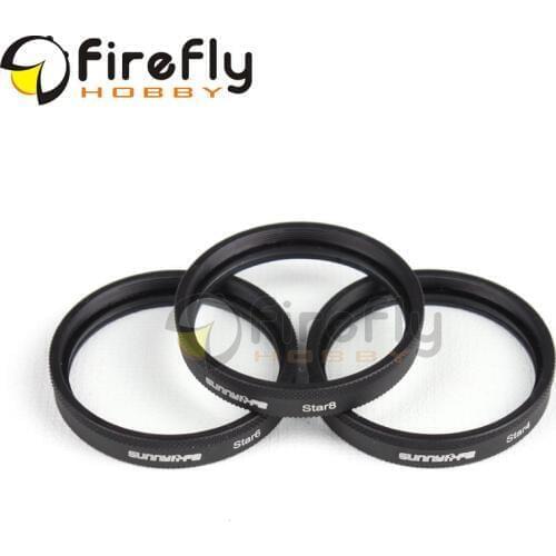 1pc Sunnylife 4X 6X 8X Star Filter Night Filter for DJI OSMO and OSMO+ Inspire 1 With X3 Camera