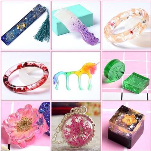 13MC Hard UV Resin Clear Ultraviolet Curing Epoxy Resin Casting Mold Jewelry Making