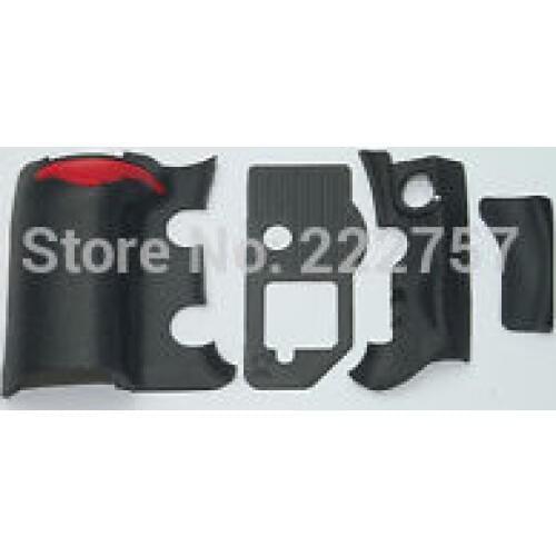 4 pieces Rubber Cover Units Complete Grip Rubber Replacement For Nikon D300S