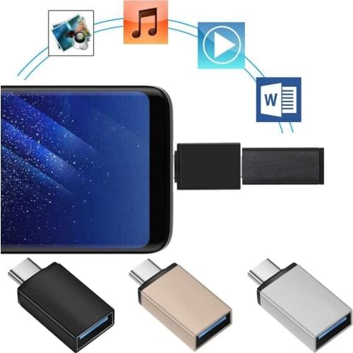 USB C Adapter USB 3.0 to Type C OTG Adapter for MacbookPro Xiaomi Huawei Samsung S10 Mini USB Adapter Type-C OTG Cable Converter