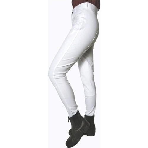 Half-leather Breeches Equestrian Equipment Sport Pants High Waist Elastic Equestrian Trousers Horse Riding Pants Leggings Riding