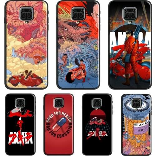 Akira Black Anime Case For Xiaomi Redmi Note 10 Pro 7 8 9S 8T Note 9 Pro Back Cover For Redmi 9A 9C 9T 7A 8A