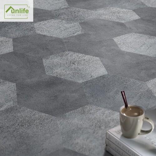 Funlife® Grey Slate Floor Stickers Wall Stickers Easy to Clean Peel & Stick Self-Adhesive for Kitchen Backsplash Bedroom Decor