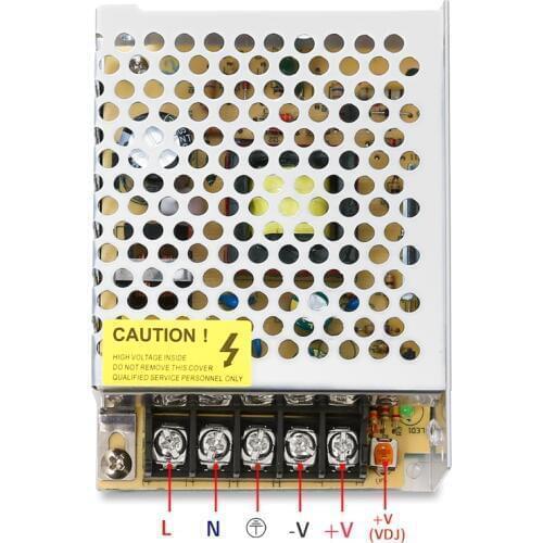 DC 24V 2A Switching Power Supply Source Transformer For Linear actuator Led Strip