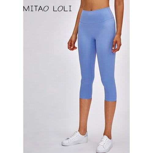 MITAO LOLI CLASSIC 3.0 Naked-feel Yoga Fitness Capri Pants Women NO CAMEL TOE High Waist Sport Workout Cropped Pants Leggings